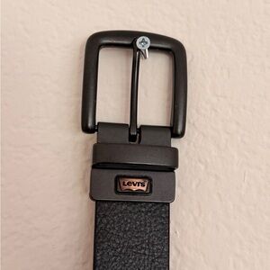 Levi's Brown Leather Belt with Black Buckle